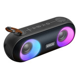 Bocina Bluetooth Portatil Altavoz Recargables Bluetooth 5.2 Kriosl1 Altavoz Inalámbrico Con Sonido Estéreo Hd Reproducción Ipx6 Negro 2400mah 