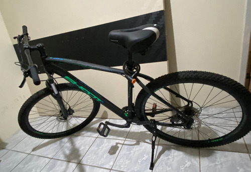 Bicicleta Aro 29 Shoot Rage 24v - Preta Com Verde