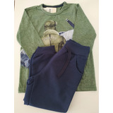 Conjunto Blusa E Calça Menino Glinny