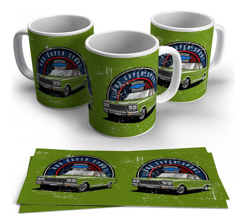 Taza Chevrolet 400 Ss Autos De Coleccion Retro 06