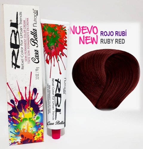 Rbl Tinte Fantasia Rojo Rubi Nutrapel