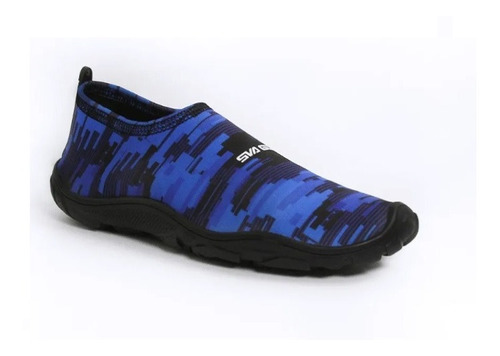 Zapato Acuatico Svago Modelo Camuflaje Color Azul