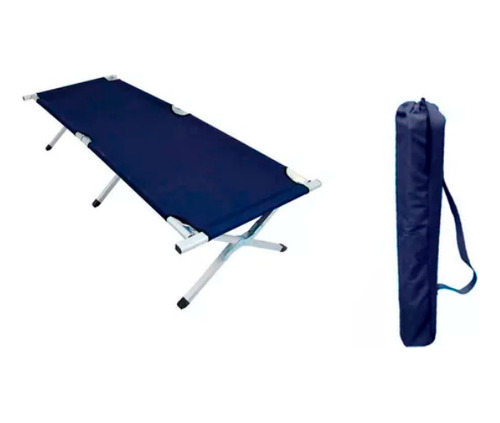 Catre Cama Plegable Acero Reforzado Camping Bolso