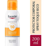 Protector Solar  Sun Spf50 Spray Transparente Toqu Eucerin