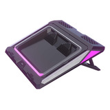 Gt300 Stand/ Cooler Pad Computadoras Hasta 17 Inch Violet