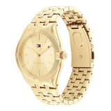 Reloj Tommy Hilfiger Para Mujer De Acero Dorado 1782550 Ss