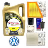 Kit 4 Filtros + Aceite Total 9000 Vw Suran Gol Trend Voyage