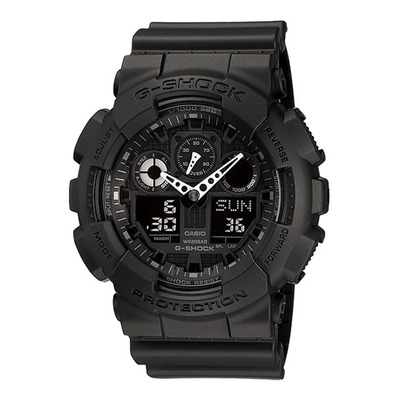 Reloj Pulsera Casio Ga-100-1a2 Con Correa De Resina Color Negro