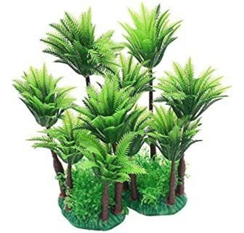 Plantas De Acuario Decoraciones De Tanque De Pescado 7 Pu