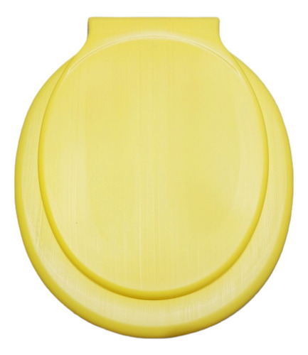 Asiento Inodoro Plastico Amarilla Universal Redondo Monkoto 