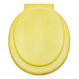 Asiento Inodoro Plastico Amarilla Universal Redondo Monkoto 