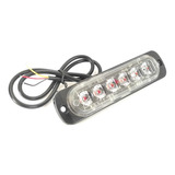 Luz Estroboscópica Para Moto 6 Leds Luz Roja 18w Stockrider