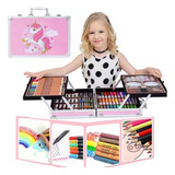 Lapices Colores Profesionales Set Escolar Kit Dibujo 145pcs 