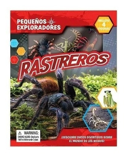 Rastreros - Pequeños Exploradores Libro Infantil + 4 Figuras