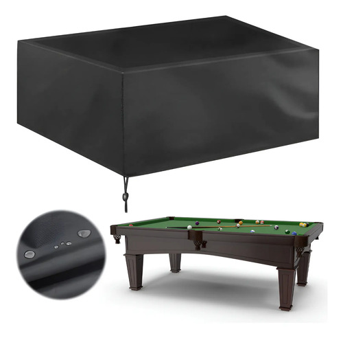 Funda De Mesa De Billar De Resistente Polvo Y Agua 8 Pies