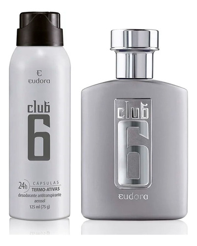 Kit Club 6: Deo Colônia 95ml + Desodorante Aerossol 125ml