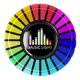 Lámpara De Ritmo Musical Para Coche, Ambientador Led Rgb 