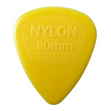 Kit 10 Palheta Dunlop Nylon Midi 0,80mm Violão Guitarra