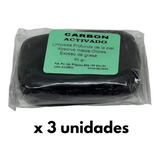 Carbon Activado Jabon Natural 3 Unidades