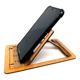 Base De Madera Mdf Celular iPhone Corte Laser Escritorio