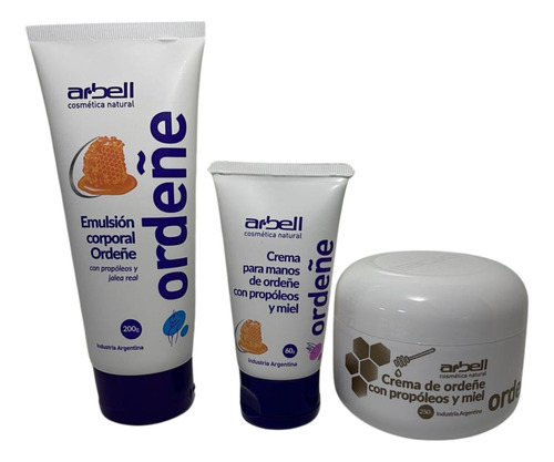 Crema De Ordeñe Arbell Miel Y Propóleo - Pote