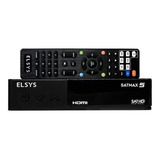 Receptor Elsys Satmax 5 Com Sinal Digital, Analógico Preto 100v/240v