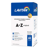 Suplemento Em  Comprimidos Lavitan  A-z Original Vitaminas Em Caixa De 37.8g 60 Un