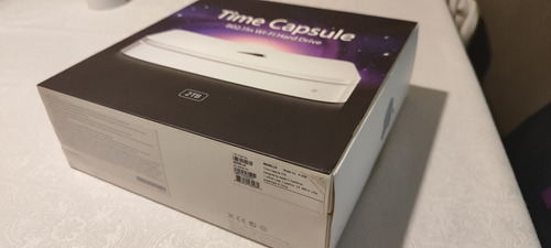 Apple Time Capsule 802.11n Wi-fi Hard Drive 2tb - 2011