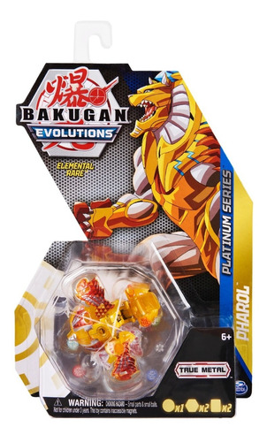 Bakugan Evolutions Elemental Rare True Metal Neo Pharol