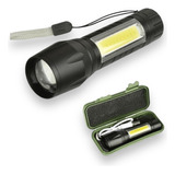 Mini Linterna Tactica Led Recargable X Usb Zoom Aluminio