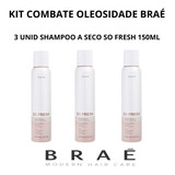 Kit Braé 3 Shampoo A Seco So Fresh 150ml + Brinde