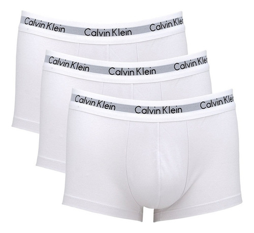 Kit 3 Cuecas Calvin Klein Boxer Low Rise Trunk