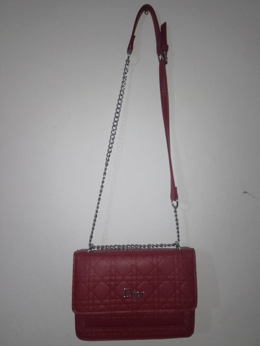 Cartera Roja( No Dior; No Prune; No Chanel) Nueva Hermosa!