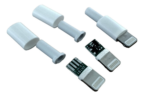 3x Kit Diy De 3 Conectores Lightning Macho iPhone