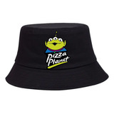 Gorro Pesquero Pizza Planet Sombrero Bucket Hat Black