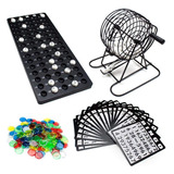 Bingo Juego Mesa Tombola Metal Fichas Cartas Fiesta 244 Pz