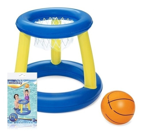 Aro De Basquet Inflable Con Pelota Centro De Juego Piscina