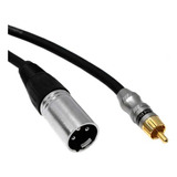 Cable De Rca A Xlr Cannon Macho De 20 Metros