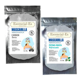 2 Mascarillas Hidroplasticas 100g (carbón / Pepino-menta)