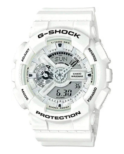 Relógio G-shock Digital Analógico Ga-110mw-7adr Branco