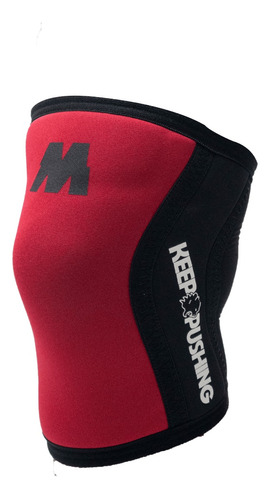 Rodillera Pro Mmedd Levantamiento Crossfit Gym 7mm Red