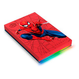 Disco Externo Seagate 2tb Edición Spider-man Color Rojo