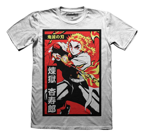 Playera Kyojuro Rengoku Kimetsu No Yaiba