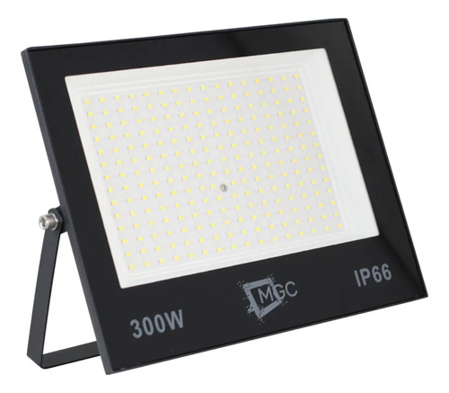 Mgc Refletor Led Holofote 300w Resistente Agua Branco Frio 6500k Cor Da Carcaça Preto Cor Da Luz Branco-frio 110v/220v