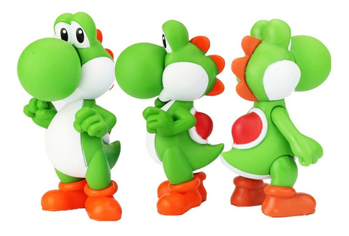 Mario Bros Yoshi Toad Luigi 1 Muñeco De 12 Cm Articulado 