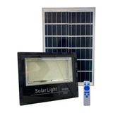 Reflector Led Solar 300w  Con Panel Y Control