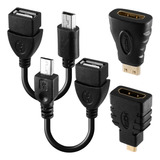 Afunta Android Tablet Cable Adapter Set-micro Usb Otg; Mini