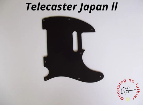 Escudo Guitarra Fender Telecaster Japan Il Preto