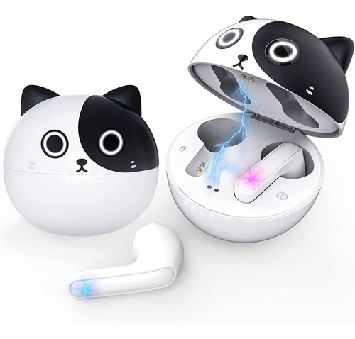 Auriculares Earbuds Inalambricos Para Ninos | Gato Blanco