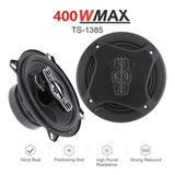 Kit 2 Parlantes Auto 13cm Redondo 400wmax Coaxial